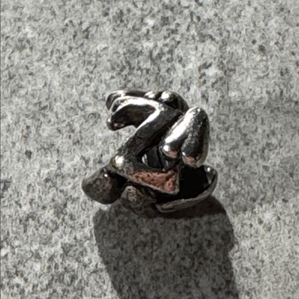 Trollbeads Sterling Silver Letter Z Charm Bead